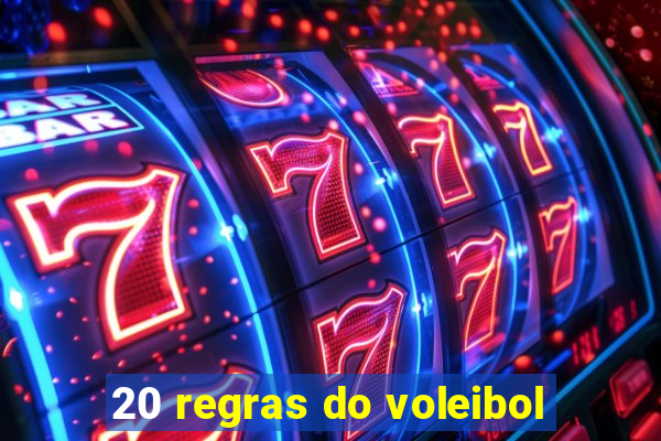 20 regras do voleibol